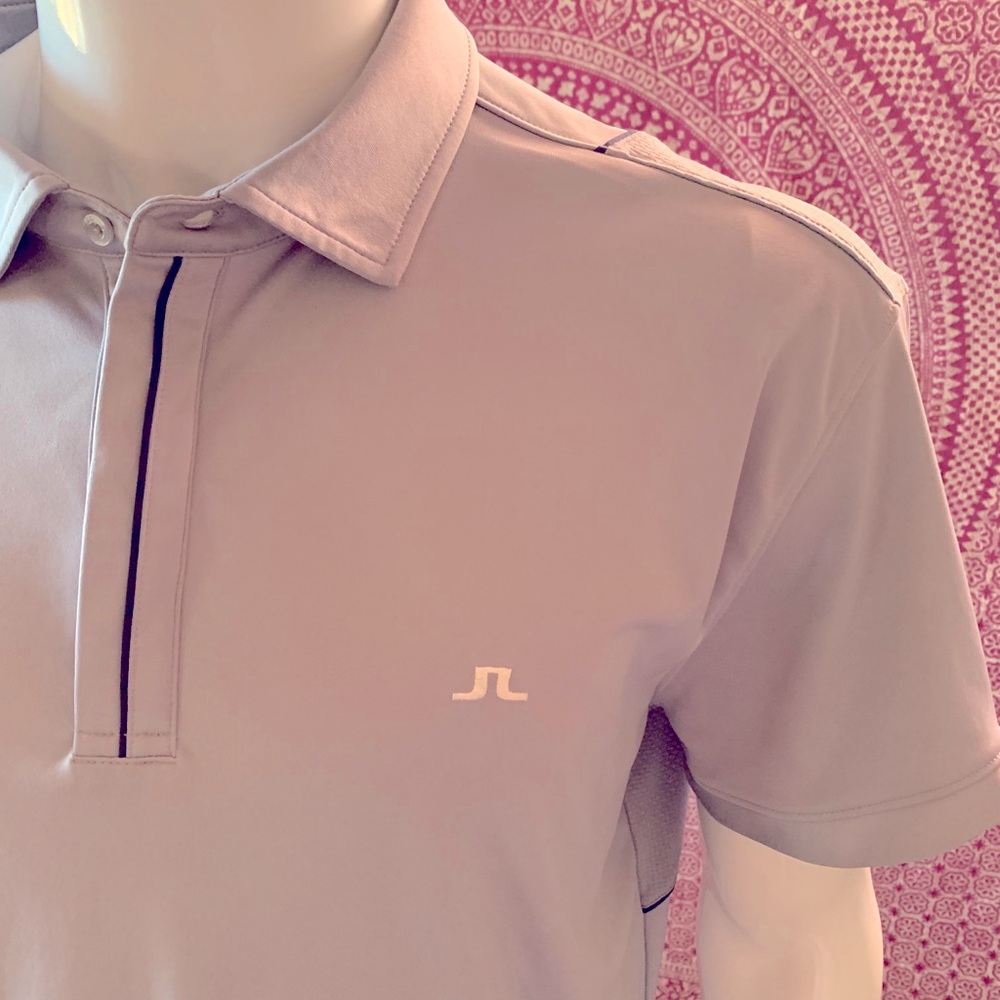J Lindeberg men’s XXL grey Golf Polo